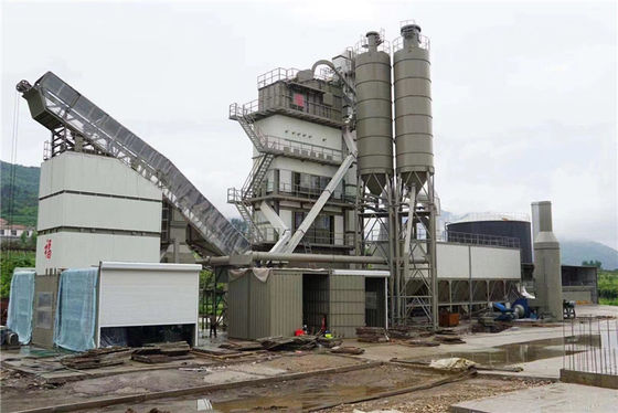 qualité  120TPH Automated Stationary Asphalt Mixing Plant Environmental Protection usine