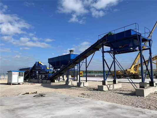 Centrale de malaxage de sol stabilisée automatiquement avec système de contrôle PLC