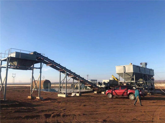 L'axe jumel convivial a forcé la centrale de malaxage stabilisée de sol 700t/H
