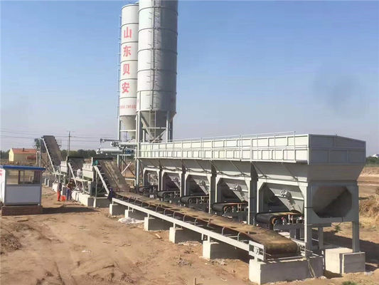 Installation de stabilisation du sol de gravier pour les projets de construction