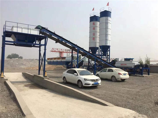 Station de mélange de sol stabilisée par 800t/H de la productivité élevée avec quatre trémies