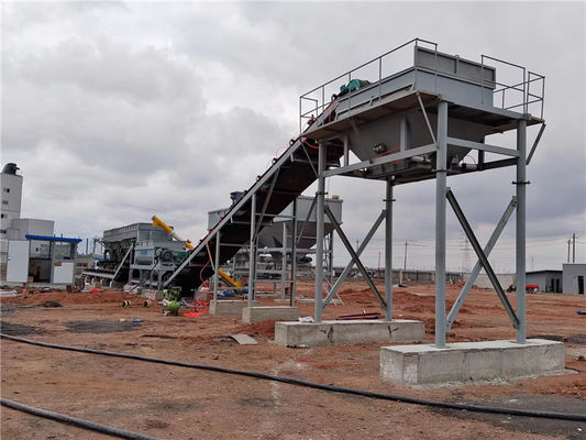 Rendement élevé de mesure automatisé de la centrale de malaxage de ciment de sol 140KW 500t/H