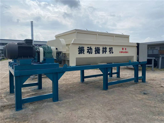 Stabilisé salissez le type vibrant de traitement en lots 55KW×2 de machine horizontale de mélangeur de pièces d'usine