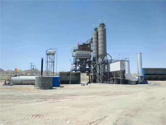 Asphalt Mixing Plant stationnaire de grande précision 160t/H pour la construction de routes municipale
