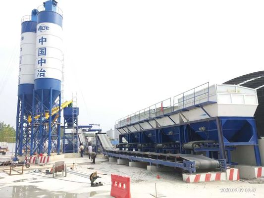 Une usine de mélange de sol stabilisée de haute précision avec mélangeur multifonction