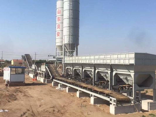 Usine électrique de mélange de sol stabilisé dans les projets routiers municipaux