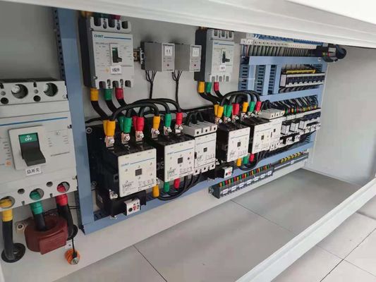 Cabinet de commande pour les pièces de l'usine de battage pour la station de mélange de sol stabilisée