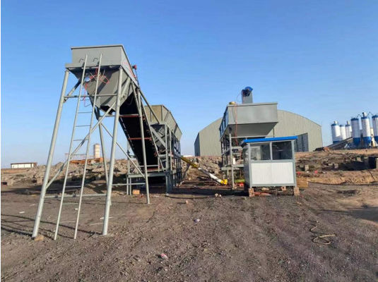 Station de mélange stabilisée à l'eau sans fondation