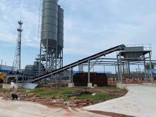 Installation de mélange de sol stabilisée de grande capacité de 300 à 600 t/h avec processus de production stable