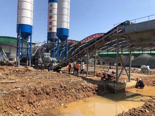 Une usine mobile de mélange de sol à haute productivité adaptée aux projets de construction